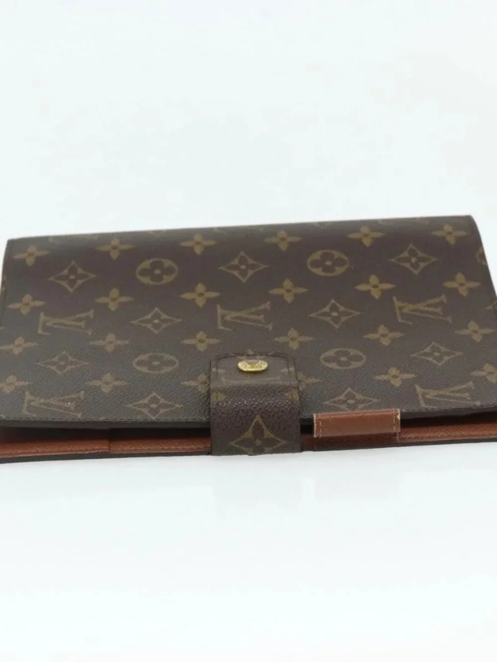 LOUIS VUITTON Monogram Agenda GM Day Planner Cover R20006 LV Auth 179778A